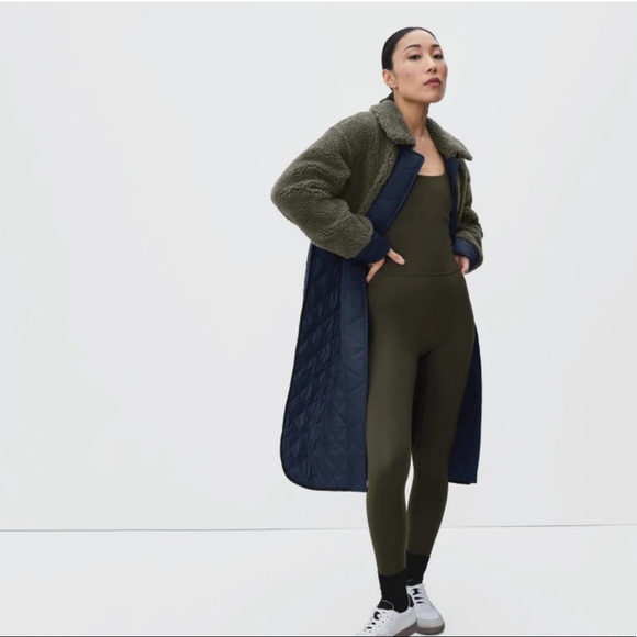 EVERLANE | The Quilted Teddy Coat - Picture 3 of 5